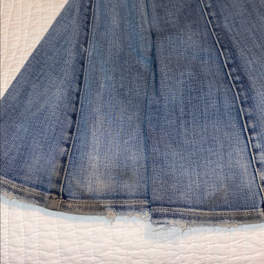 Flying Monkey Blue Flare Distressed Jeans - Picture 9 of 9
